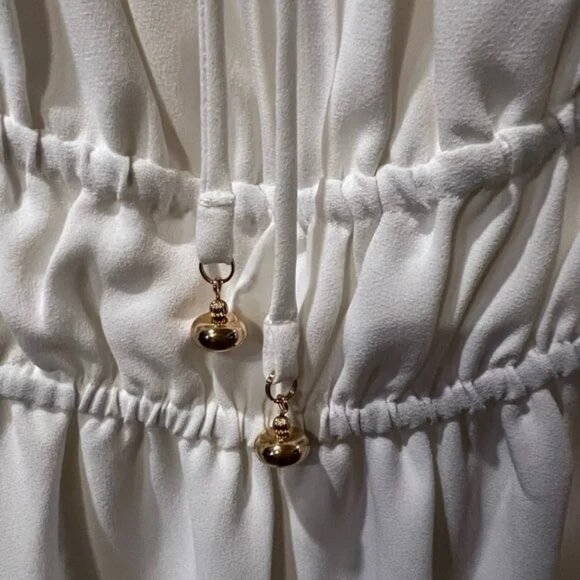 Trina Turk White Long Sleeve Dress - Picture 3 of 6